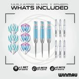 Winmau Azalea 24g 90% tungsten darts set, UK version
