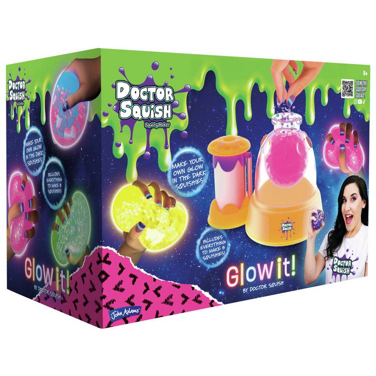 Doctor Squish Glow It squishy maker craft kit (British brand)