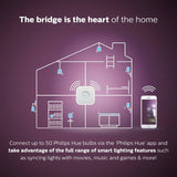 Philips Hue B22 smart LED bulb twin pack with bridge - British product
