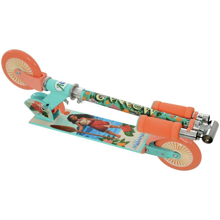 Moana 2 wheel folding scooter orange blue, imported from the UK