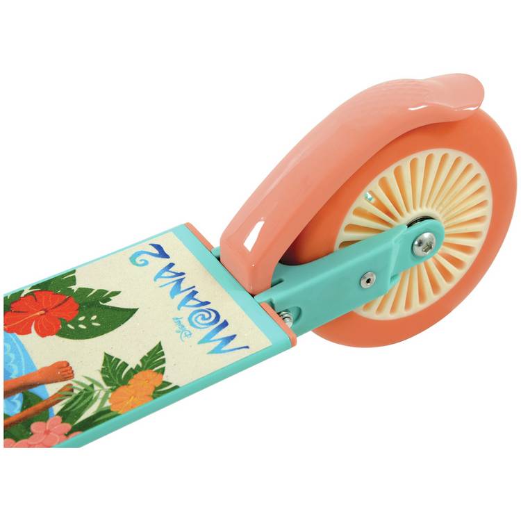 Moana 2 wheel folding scooter orange blue, imported from the UK