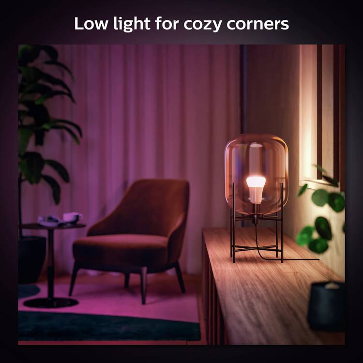Philips Hue E27 colour smart bulb 3-pack - British product