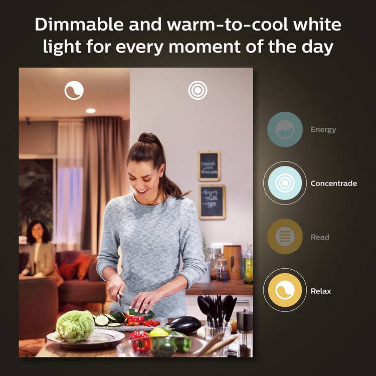 Philips Hue E27 colour smart bulb 3-pack - British product
