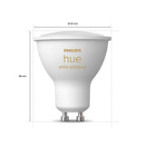 Philips Hue smart light bulbs GU10 pack of 6 (British brand)