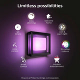 Philips Hue Econic outdoor wall light black, imported from the UK