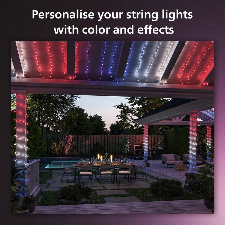 Philips Hue Festavia LED string light 20m (British brand)