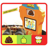 Hot Wheels Stunt Tyre Launcher Playset with Tiger Shark monster truck, imported from the UK