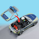 Playmobil police patrol car toy, imported from the UK