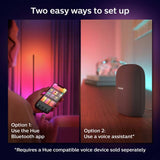 Philips Hue gradient smart lightstrip 2m with extension, imported from the UK