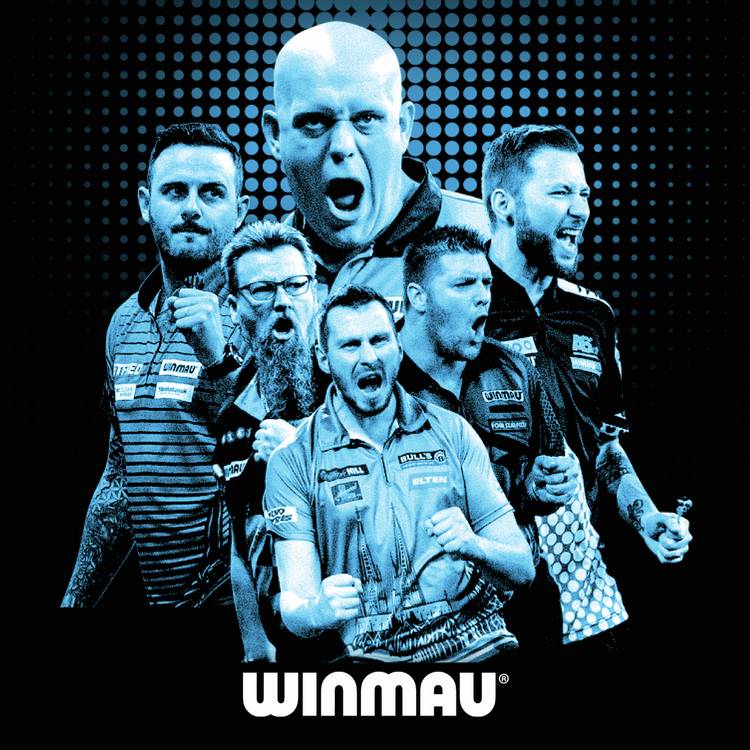 Winmau PDC blue dartboard surround (British brand)