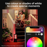 Philips Hue outdoor wall light white colour 2-pack (British brand)