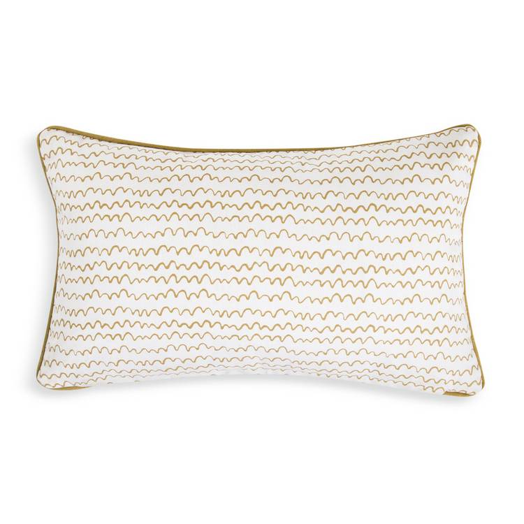 Habitat x Scion swim swam swan cushion green 30x50cm (British brand)