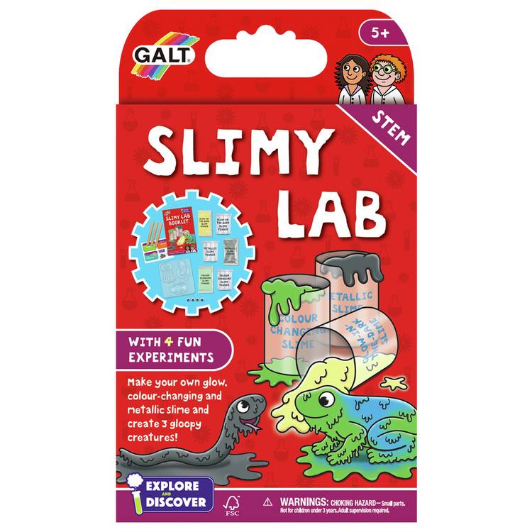 Galt Toys children's slime science kit, imported from the UK