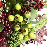 Argos Home artificial rosehip berries fern ceramic pot (British brand)