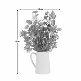 Argos Home artificial rosehip berries fern ceramic pot (British brand)