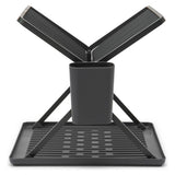 Argos Brabantia Sink Side Foldable Plastic Dish Rack - Dark Grey- Buy online at McGrocer