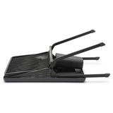 Brabantia foldable plastic dish rack dark grey with drip tray, UK version