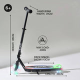 Zinc Spirit kids electric scooter black - British product
