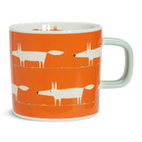 Habitat x Scion Mr Fox Hedgehog set of 4 mugs, imported from the UK