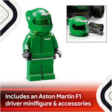 LEGO Aston Martin F1 AMR24 race car toy, imported from the UK