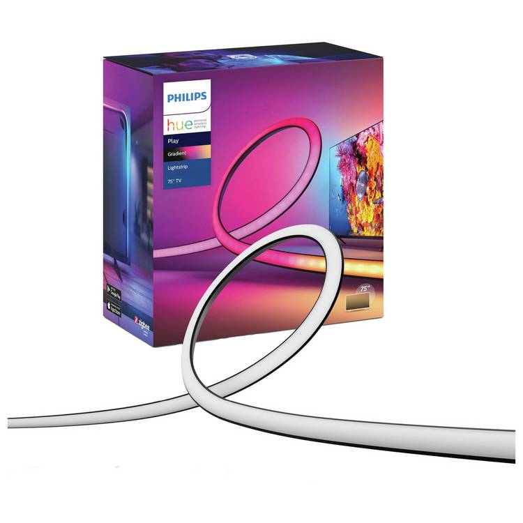 Philips Hue Play gradient lightstrip for 75-inch TVs (British brand)