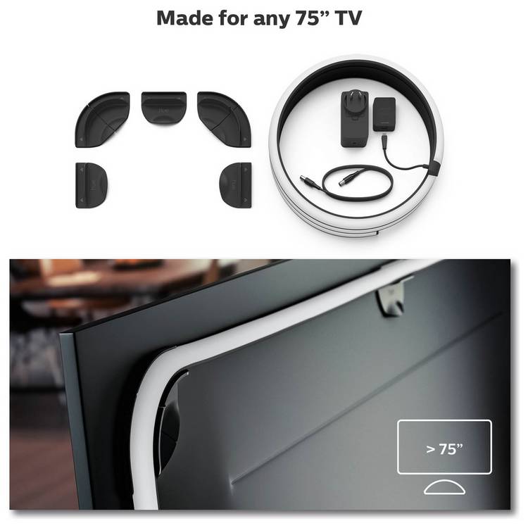 Philips Hue Play gradient lightstrip for 75-inch TVs (British brand)