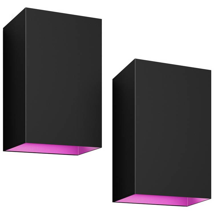 Philips Hue Resonate black smart wall light H18cm, imported from the UK