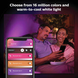 Philips Hue Resonate black smart wall light H18cm, imported from the UK
