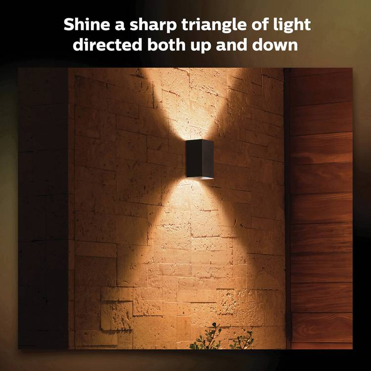 Philips Hue Resonate black smart wall light H18cm, imported from the UK