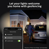 Philips Hue Resonate black smart wall light H18cm, imported from the UK