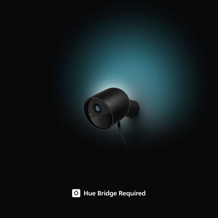 Hue Secure security camera 1080p HD wired (British brand)