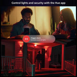 Philips Hue wired floodlight security camera black (British brand)