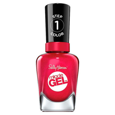 Sally Hansen Miracle Gel Nail Polish Bordeux Glow 14.7ml (British brand)