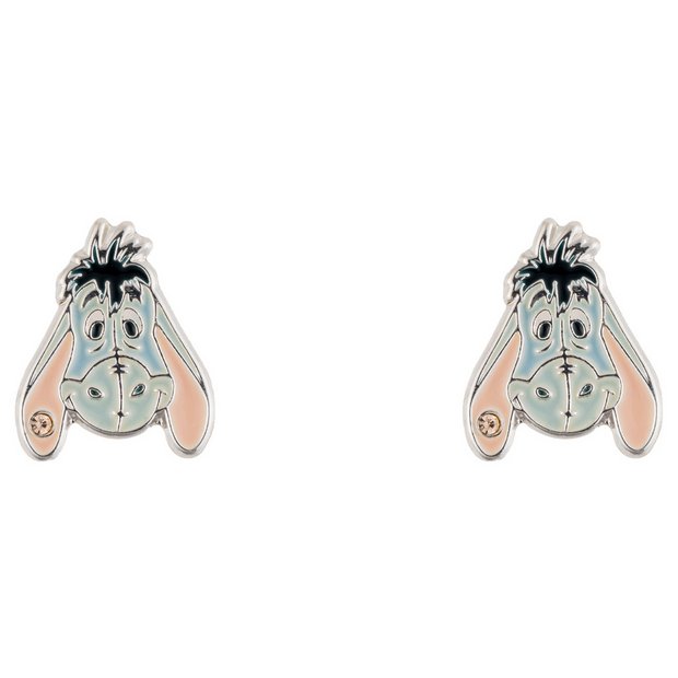 Disney Eeyore enamel stud earrings 12mm, UK version