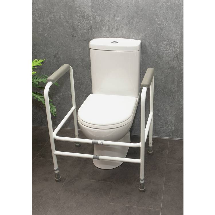 Aidapt adjustable toilet frame mobility aid, imported from the UK