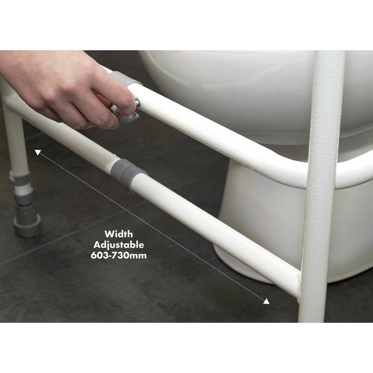 Aidapt adjustable toilet frame mobility aid, imported from the UK