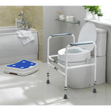 Aidapt adjustable toilet frame mobility aid, imported from the UK