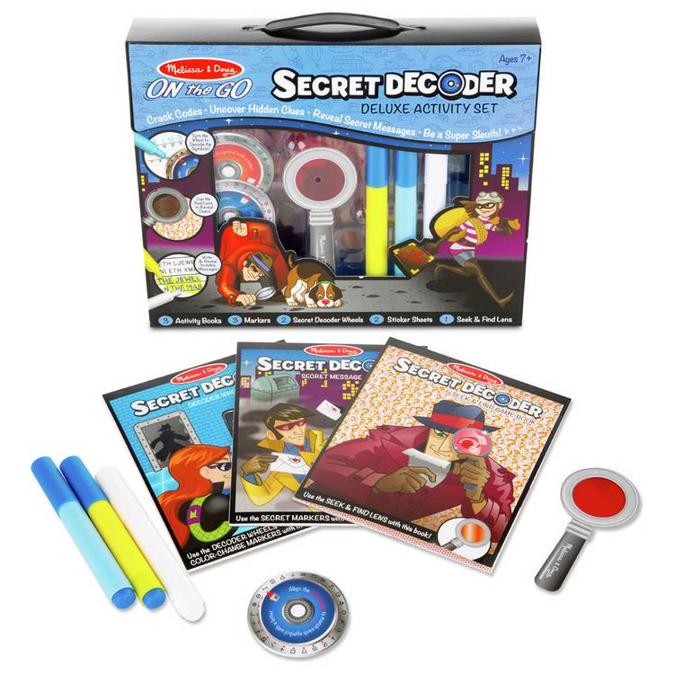 Melissa & Doug Secret Decoder Deluxe Activity Kit, UK version