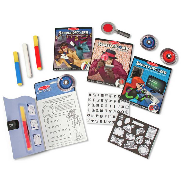 Melissa & Doug Secret Decoder Deluxe Activity Kit, UK version