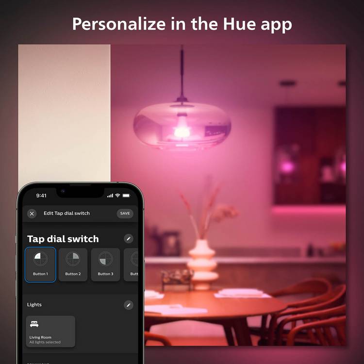 Philips Hue Tap Dial Switch black - British product
