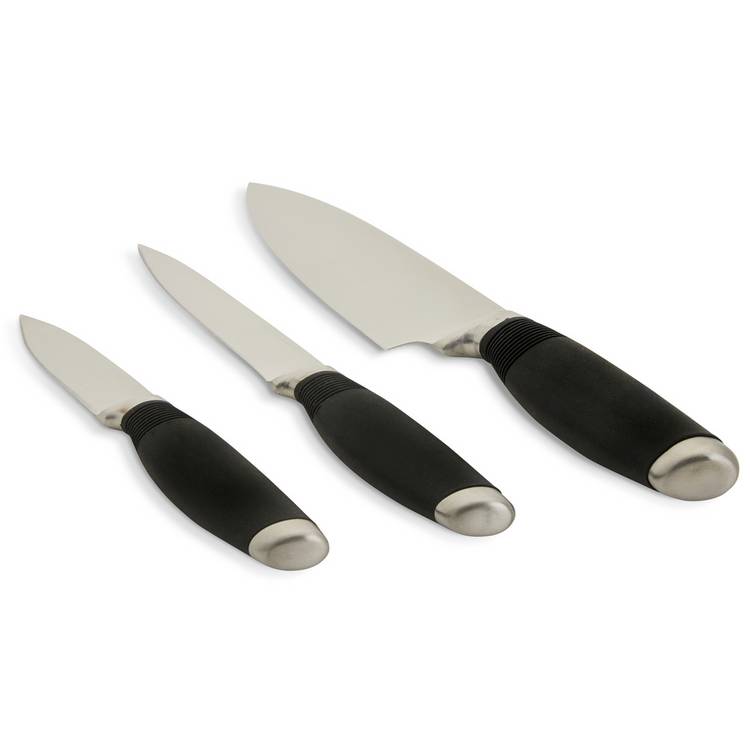 Habitat 3 piece soft grip knife set, UK version