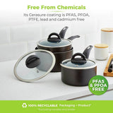 Tower Cerasure 3pc saucepan set (British brand)