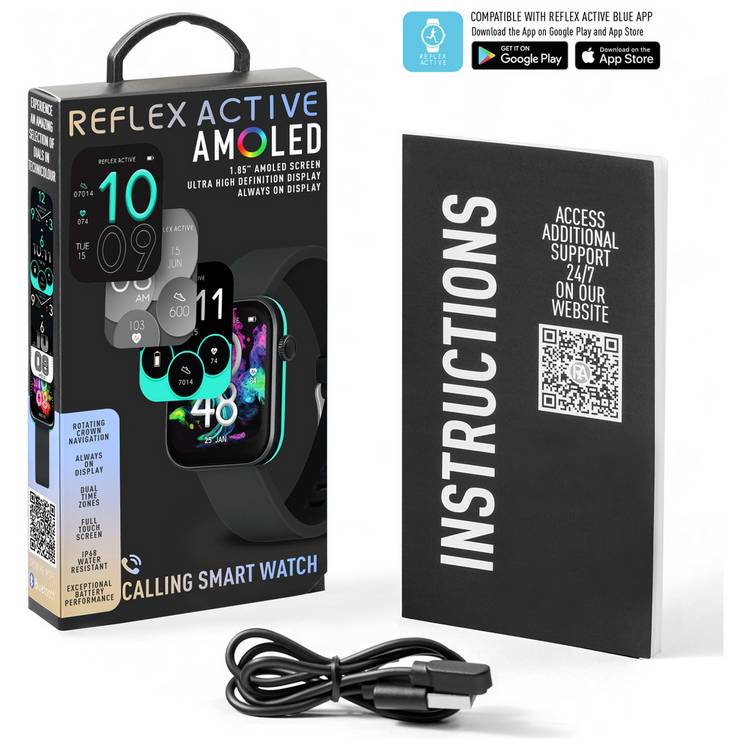 Reflex Active Spectra 40 AMOLED calling smart watch (British brand)