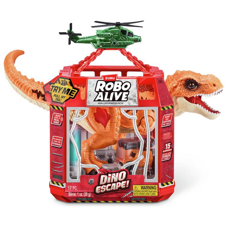 Zuru Robo Alive Dino Escape interactive dinosaur toy - British product
