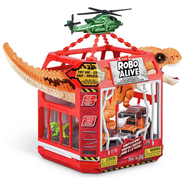 Zuru Robo Alive Dino Escape interactive dinosaur toy - British product
