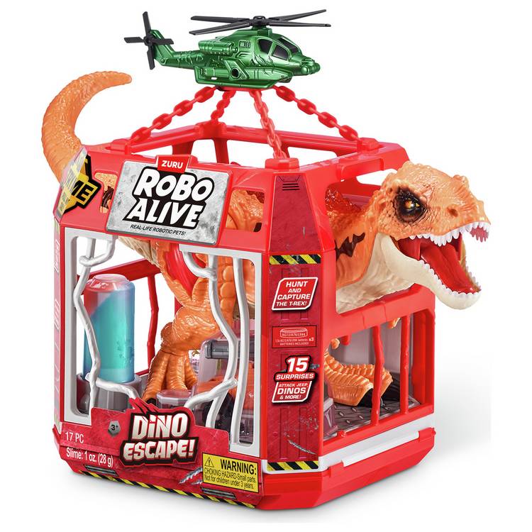 Zuru Robo Alive Dino Escape interactive dinosaur toy - British product