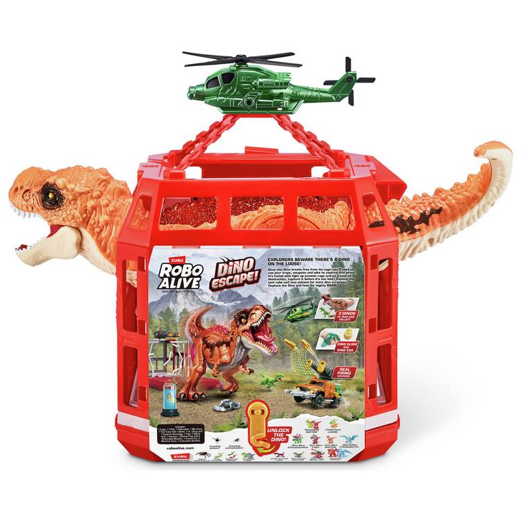 Zuru Robo Alive Dino Escape interactive dinosaur toy - British product