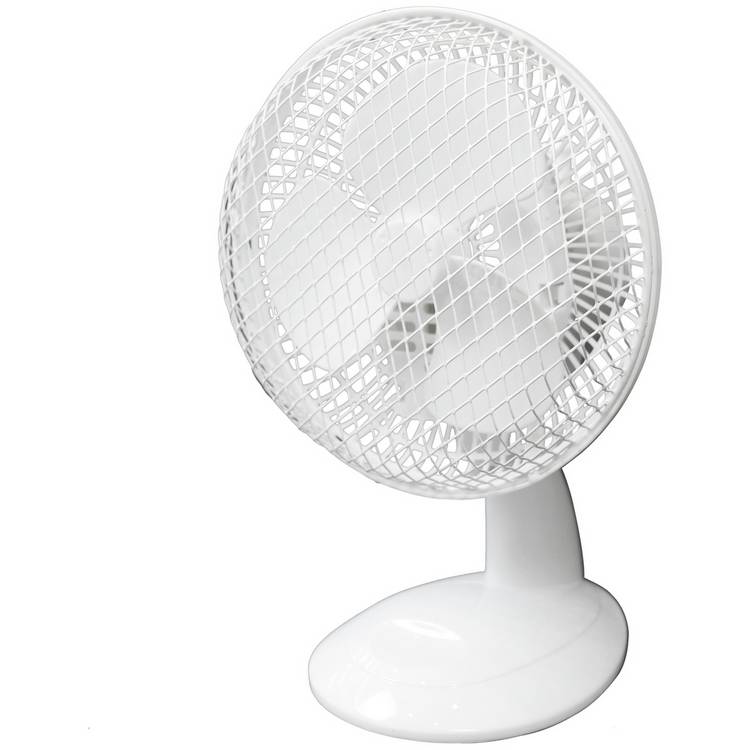 Bush white desk fan 7 inch - British product