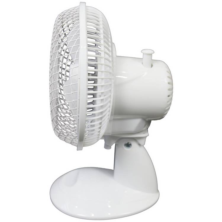 Bush white desk fan 7 inch - British product