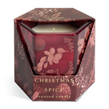 Argos Home boxed Christmas Spice candle in ruby glass, UK version